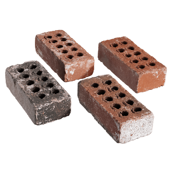 Worn Dark Clay Brick Models, Mountain
