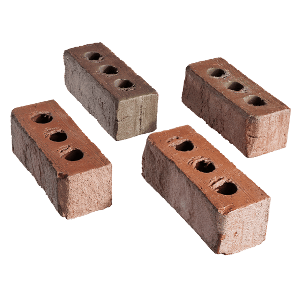 Clean Red Clay Brick Models, Queen