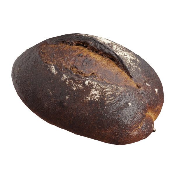 Baked Bread Food Model, Sourdough Whole