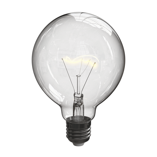 Light Bulb Model, Clear 002