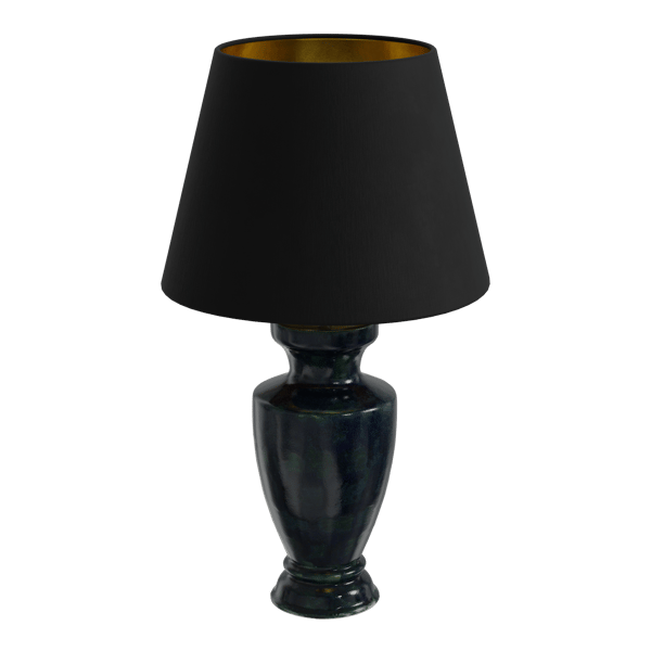 Arrius Granada Lamp Model, Black Shade Eno Ceramic