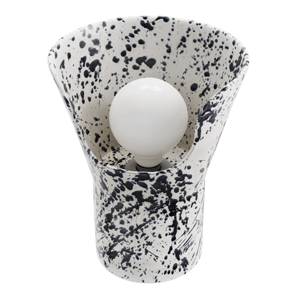 Xona Splattered Lamp Model, Eno Ceramic