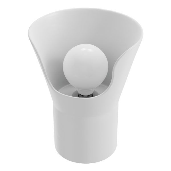 Xona White Lamp Model, Eno Ceramic