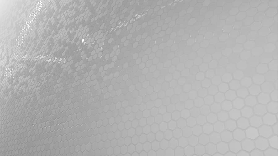 Tiles Onyx Opalo Hexagonal White 001