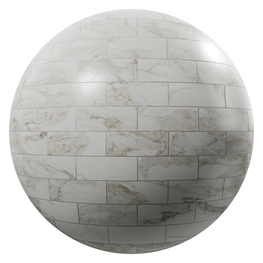 Tiles Rectangular Marble 001