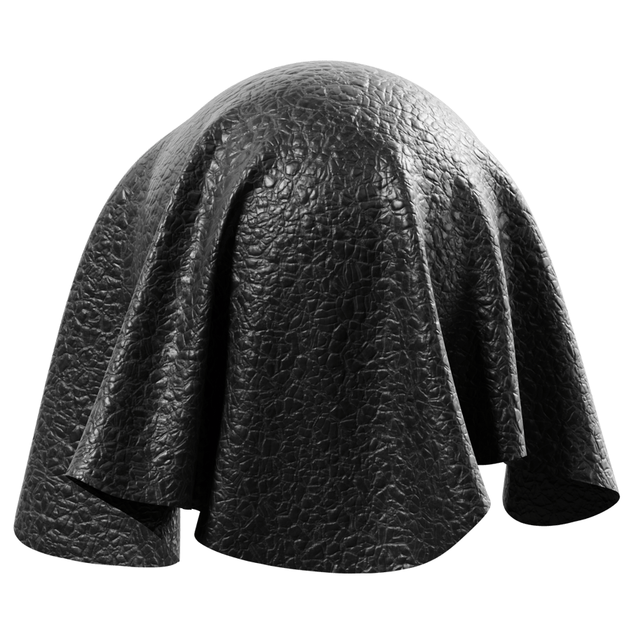 Fabric Leather Black 001