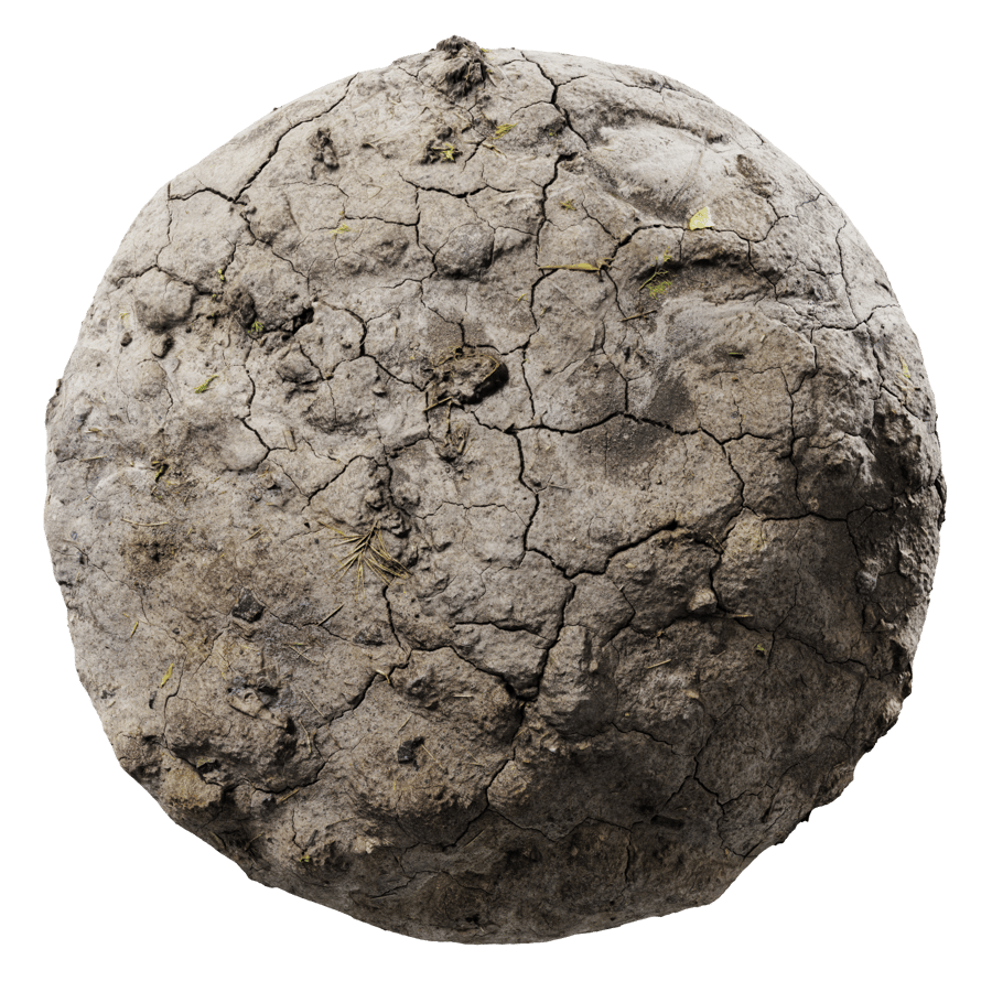 Ground Mud Cracked 001