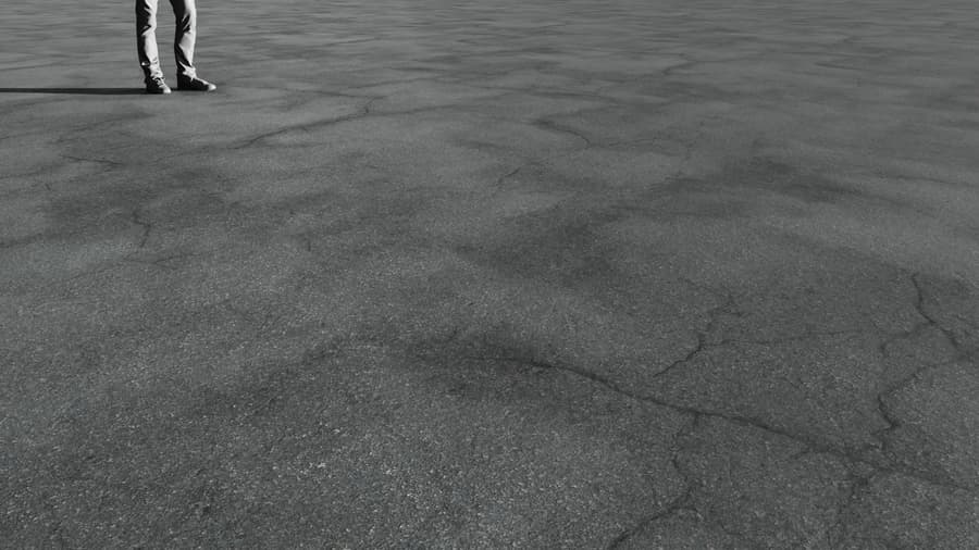 City Street Asphalt Generic Cracked 002
