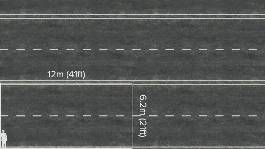 City Street Road Asphalt Two Lane Clean 001