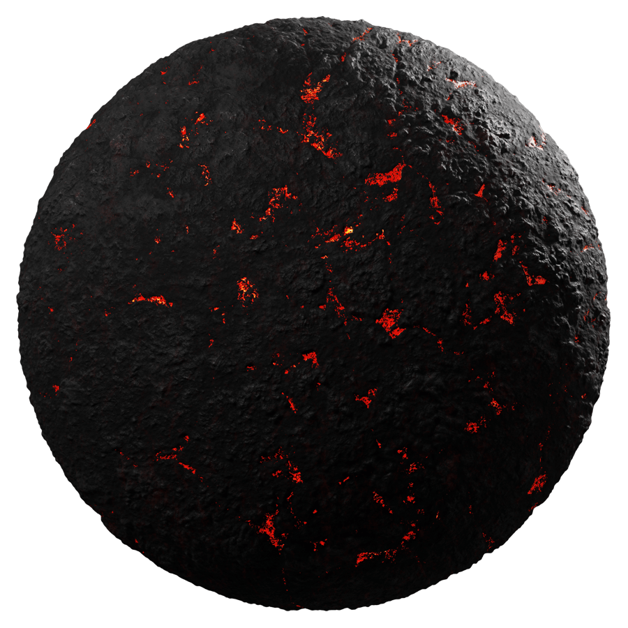 Lightly Cracked Lava Texture