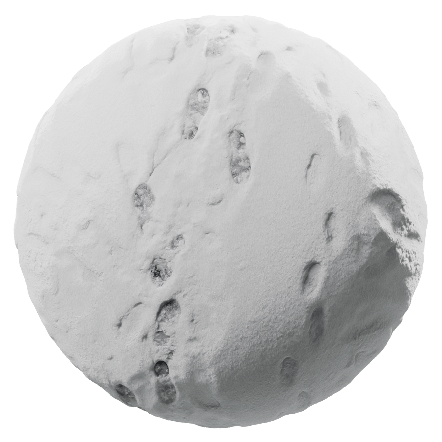Wandering Footprints Snow Texture