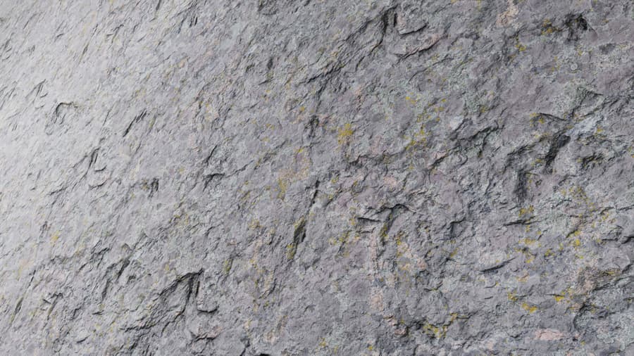 Slightly Mossy Rock Texture