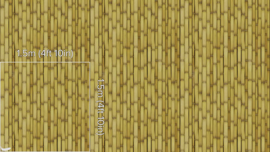 Dried Bamboo Wall Texture