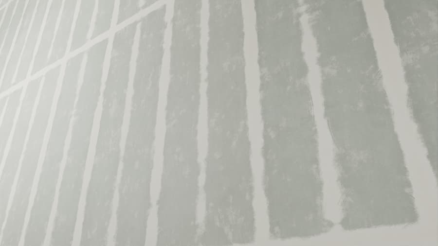 Prepared Striped Pattern Drywall Texture