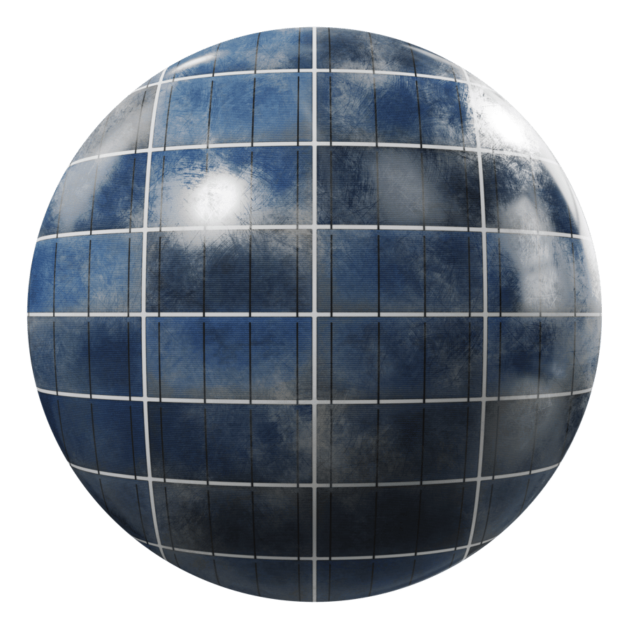 Dirty Type A Polycrystalline Solar Panels Texture