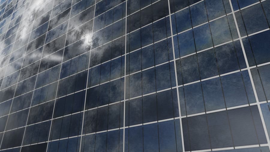 Dirty Type A Polycrystalline Solar Panels Texture