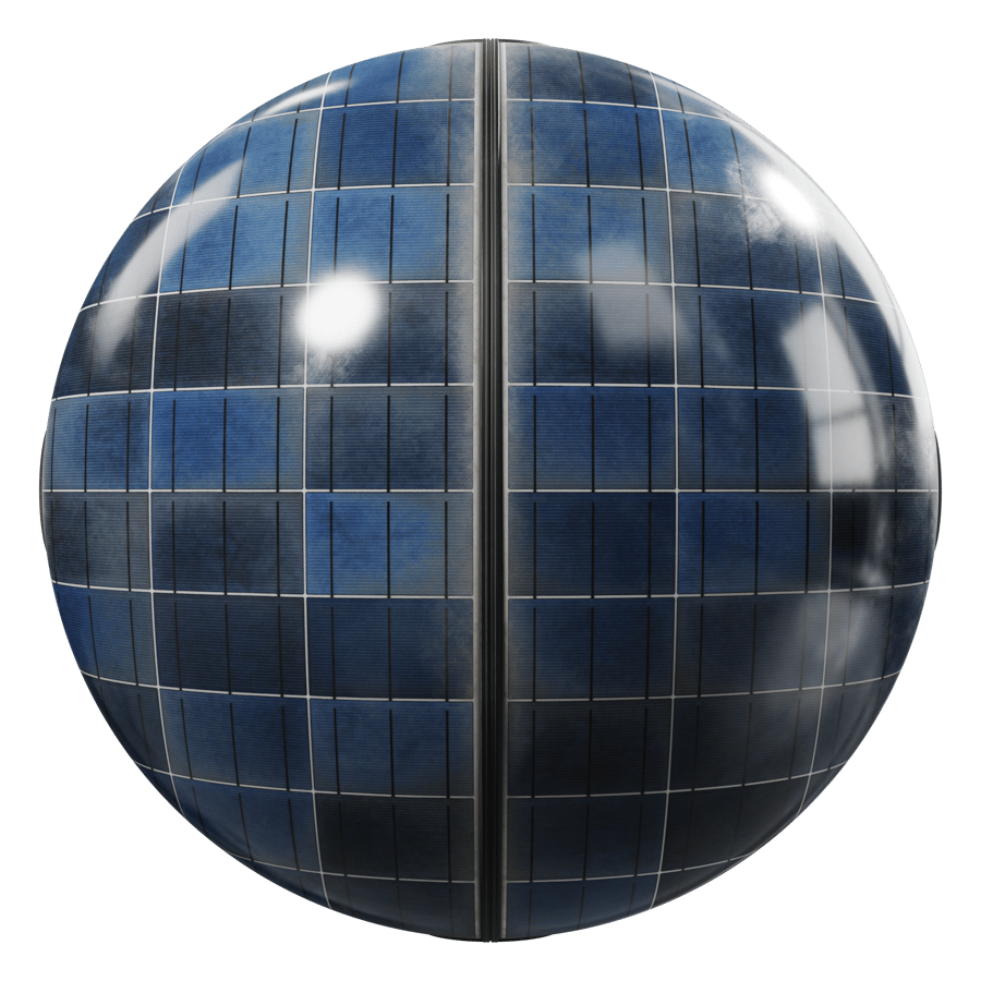 Dirty Framed Type B Polycrystalline Solar Panels Texture