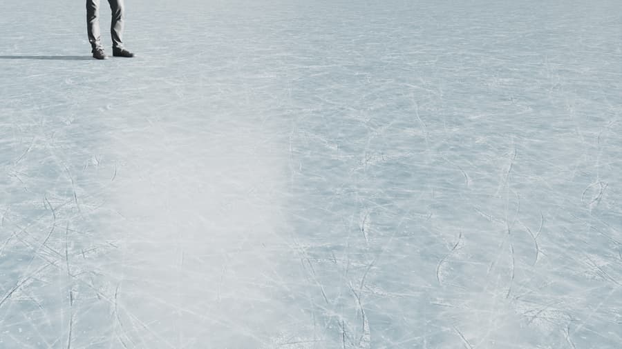 Scratched Hockey Ice Ground Texture - Poliigon