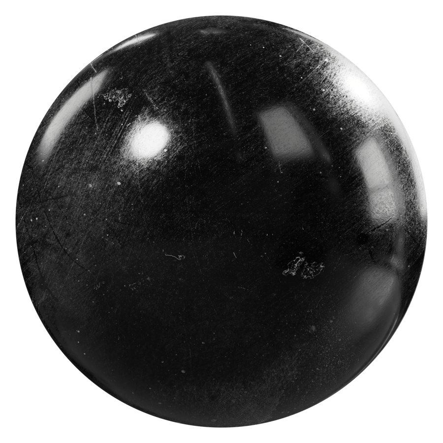 Worn Painted Industrial Metal Texture, Black