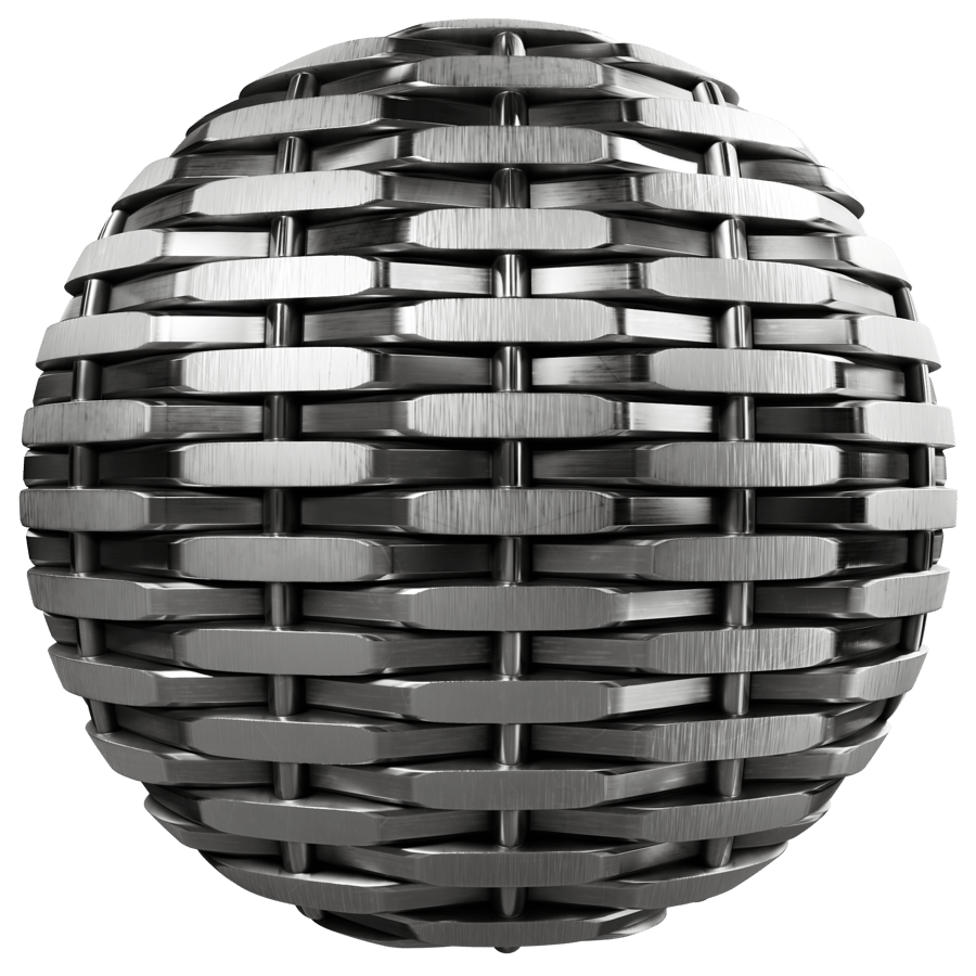 Thin Woven Designer Steel Industrial Metal Texture
