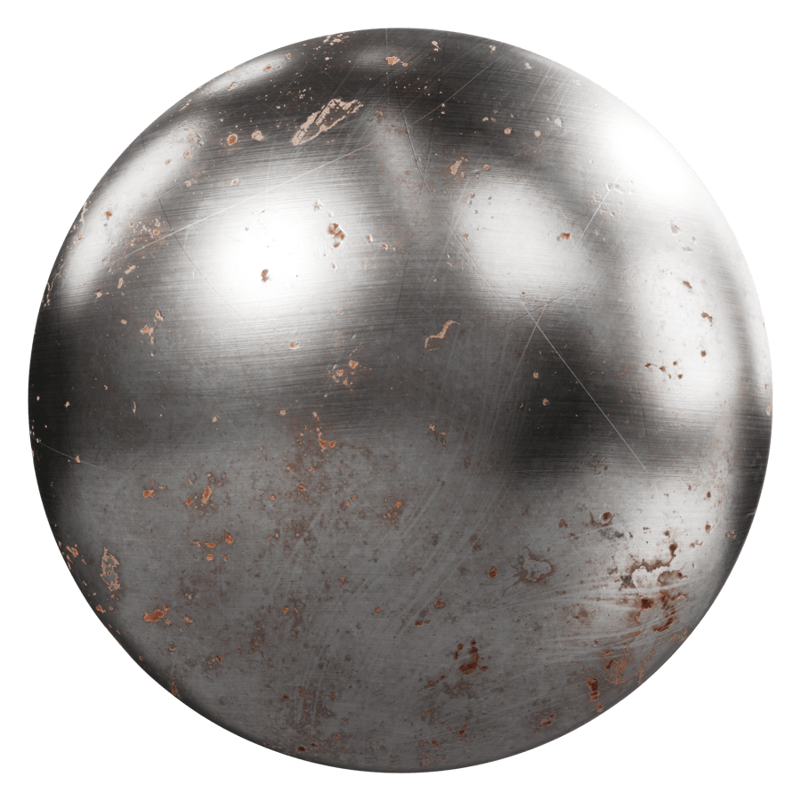 Spotty Discoloration Metal Texture