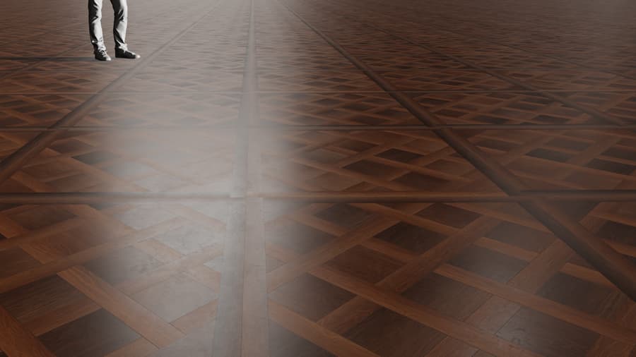 Diamond Versailles Wood Flooring Texture, Dark Brown