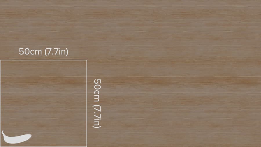 Wide Grain Wood Flooring Texture, Cool Brown