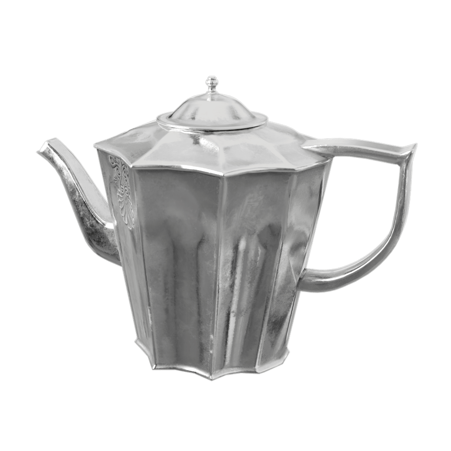 Teapot Model, Silver