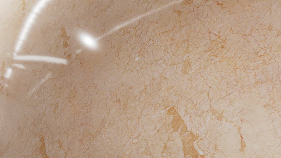 Glossy Spidered Crema Valencia Marble Slab Texture