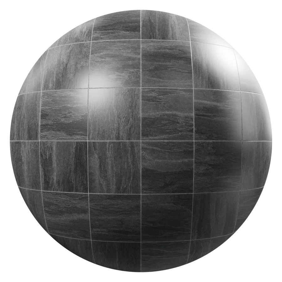 Slate Square Stacked Laminate Tiles Texture, Black