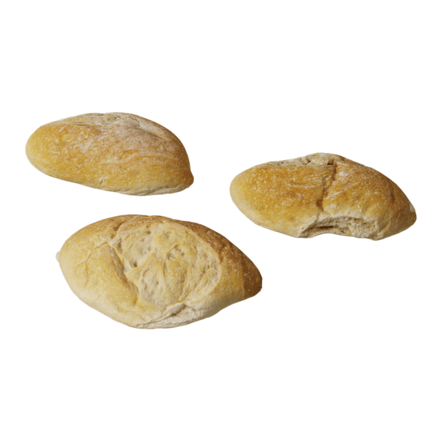 French Bread Rolls Food Model