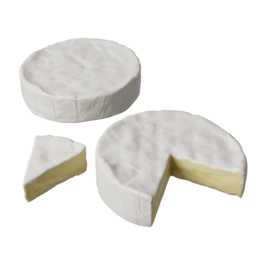 Brie Cheese Wedges Food Model
