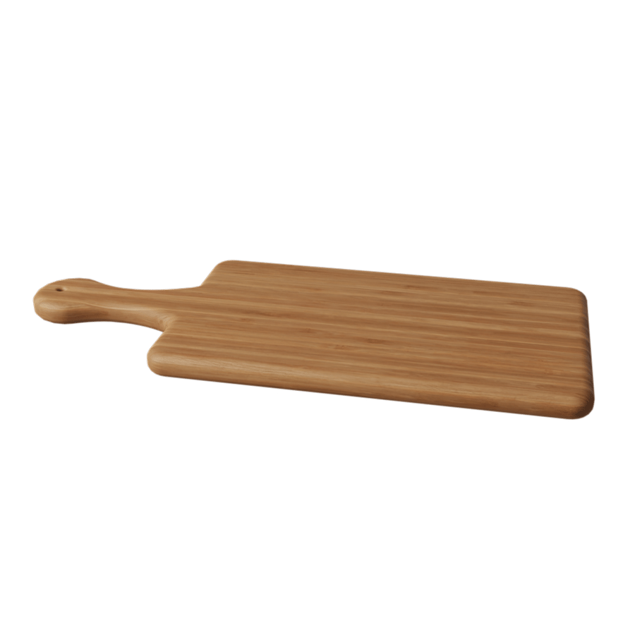 Timber Cutting Board Model, Dark Tan