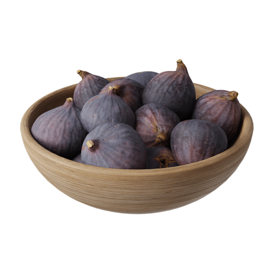 Fig Fruit Bowl Food Model