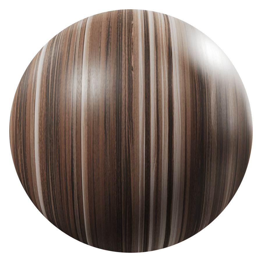 Cool Dark Hickory Butcher Block Fine Wood Veneer Texture