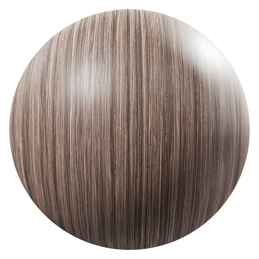 Striped Fine Wood Veneer Texture, Cool Brown