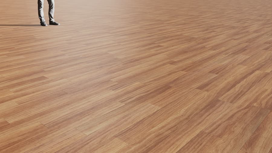Thick Sanded African Mahogany Wood Flooring Texture