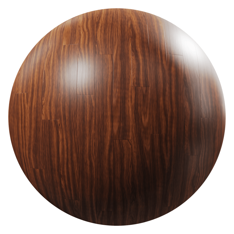 Thick Sealed African Mahogany Wood Flooring Texture