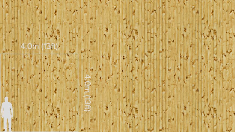 Knotted Natural Wood Flooring Texture, Warm Tan