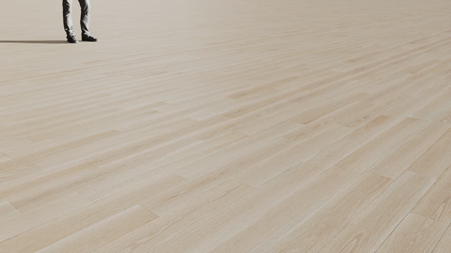 Thick Plank Scandenavian Washed Wood Flooring Texture