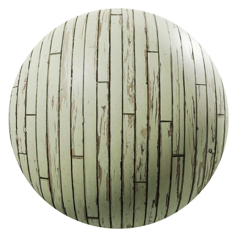 Worn Wood Flooring Texture, Sage Green