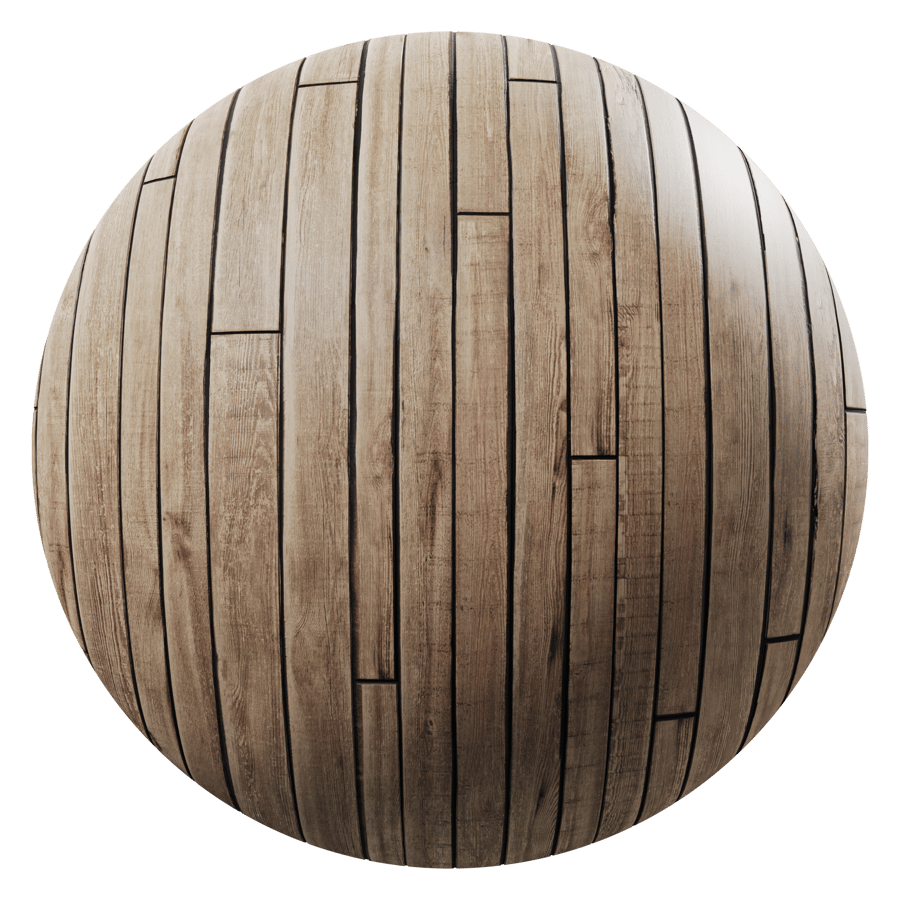 Uneven Worn Wood Flooring Texture, Cool Tan