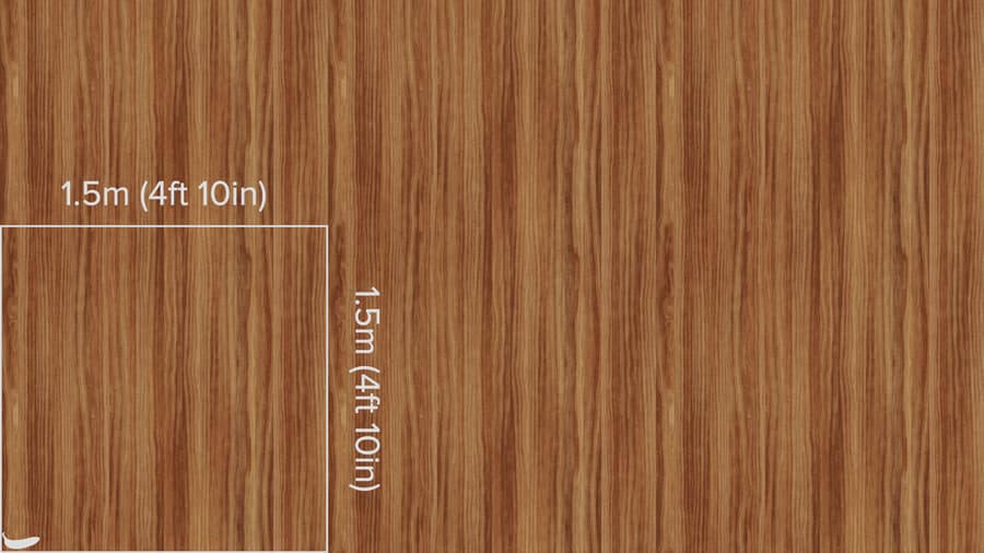 Mahogany African Sanded 1.5x1.5m Wood Veneer Flooring Texture