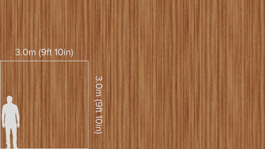 Mahogany African Sanded 3x3m Wood Veneer Flooring Texture