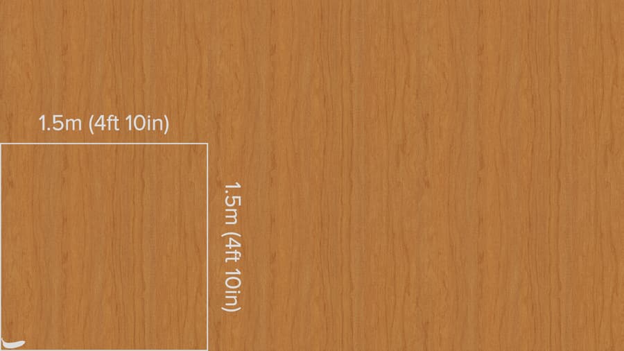 Mahogany Honduran 1.5x1.5m Wood Veneer Flooring Texture