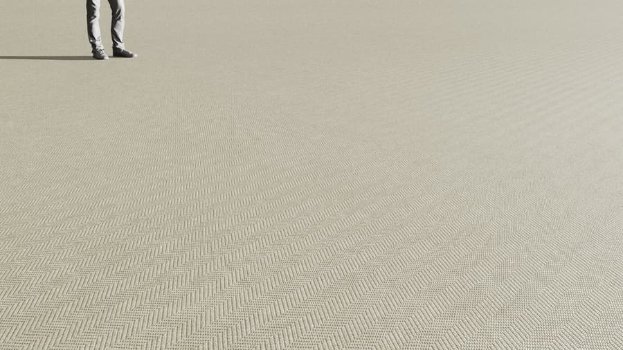 Muted Herringbone Loop Pile Carpet Flooring Texture, Olive Green