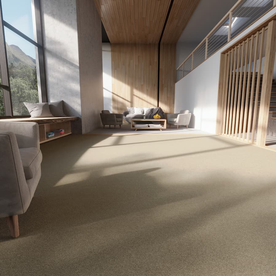 Peppermill Stripes Loop Pile Carpet Flooring Texture, Tan