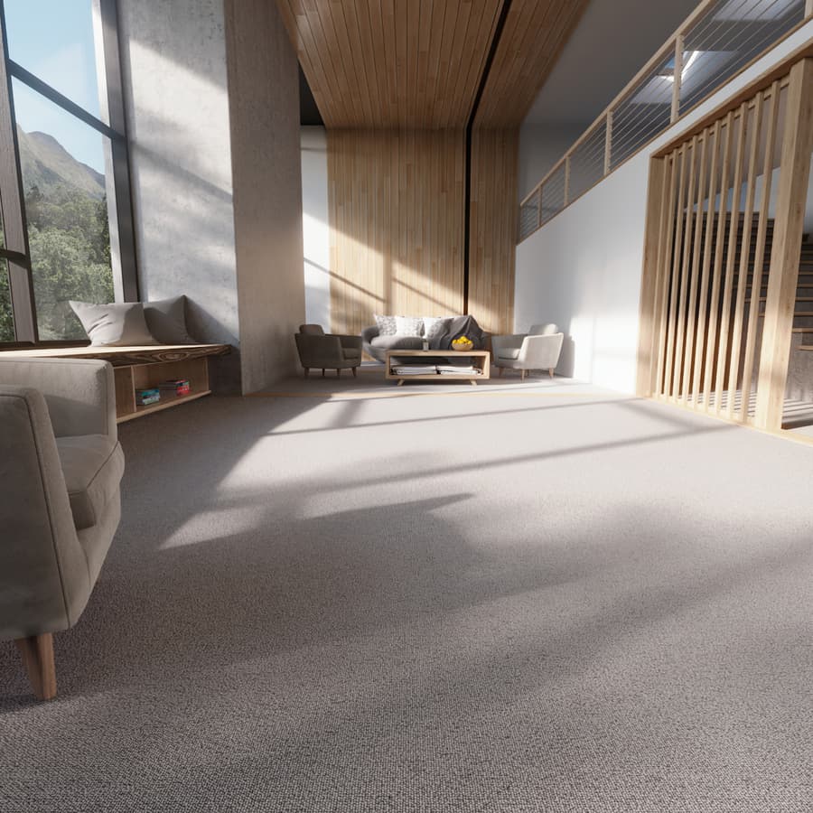 Shimmer Loop Pile Carpet Flooring Texture, Pale Grey