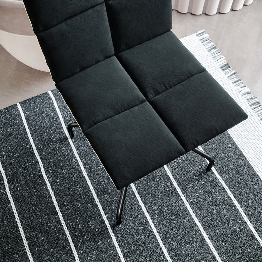 Replica Dressy Plyfold Chair Model, Black