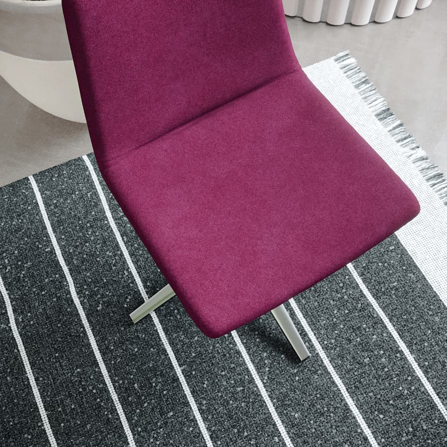 Replica B&B Italia Quiet CS48/F Chair Model, Purple
